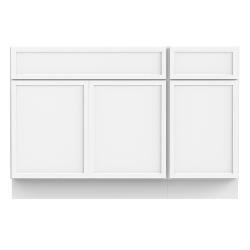 45'' Single Bathroom Vanity Base Only, White