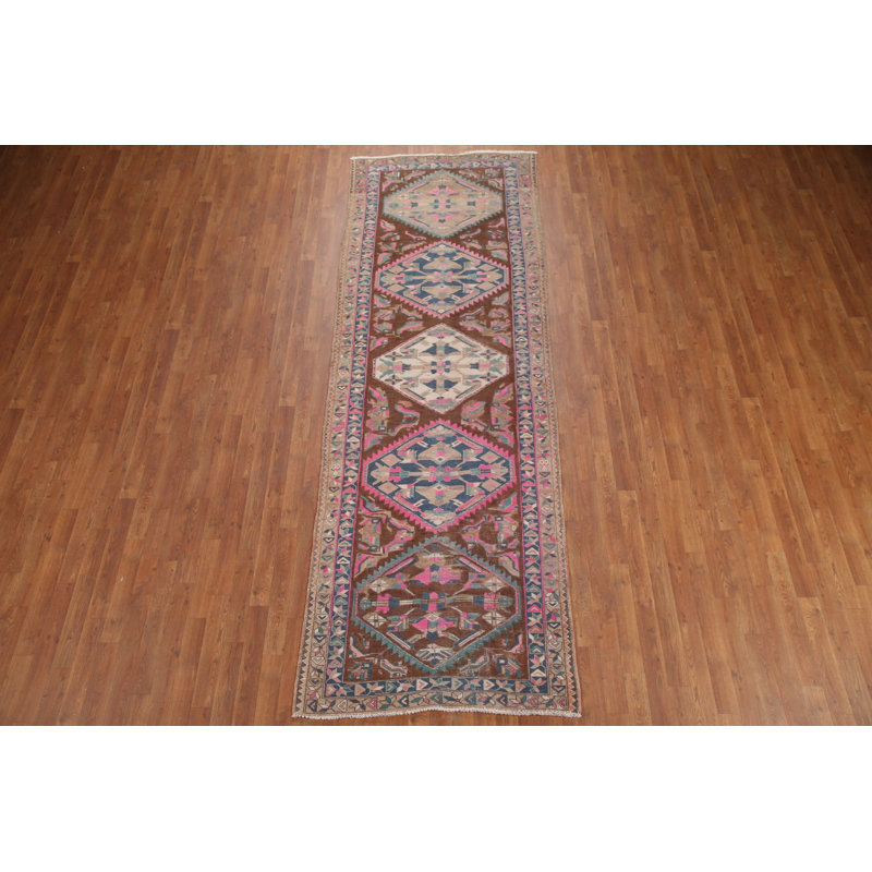 Tapis de couloir brun 4 x 11