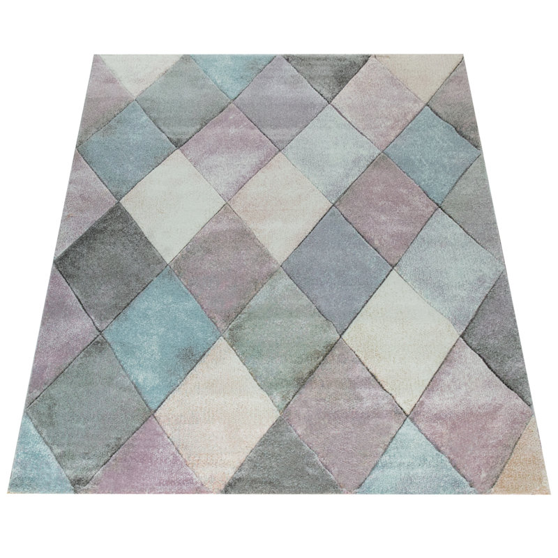 Ayumu Geometric Indoor Rug, Rectangle 5'3" x 7'7"
