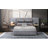 Upholstered Platform Bed,Two Outlets And USB Charging Ports On Both Sides, Two Bedside Pillows, Storage Shelves,Velvet-1759470724