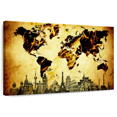 Aliaz Fiery Amber World Map