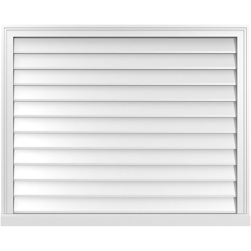 Cadre de seuil Brickmould, brun clair apprêté, 34" H x 42" W x 2" D