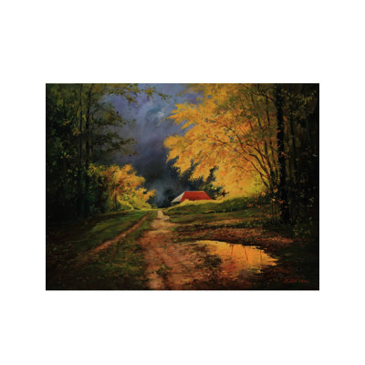 Way To Home | Oil On Canvas For Wall Decor | By Devraj