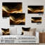 Or élégant canapé moderne doré II-101522226