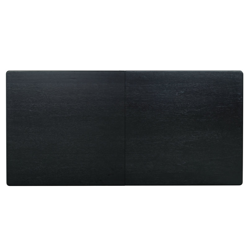Rhylee Extendable Dining Table, Black