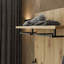 Dahill Engineered Wood Wall Storage 5 - Hook Wall Mounted Coat Rack