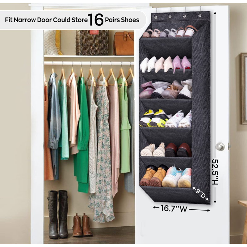 12 Pair Stackable Shoe Rack