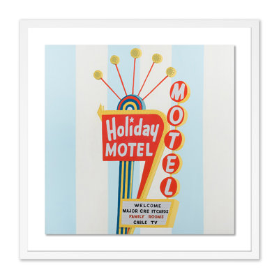 Holiday Motel Print by Erica Hauser