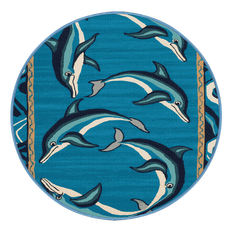  Tapis hawaïen lavable, Rond 8 pi