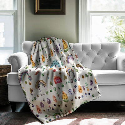 Color Spectrum - 1 Piece Premium Sherpa Blanket
