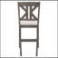 Tabouret de bar gris et kaki clair Barn (ensemble de 2)