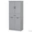 Armoire de rangement pour salle de bain avec deux paniers à linge-174542397