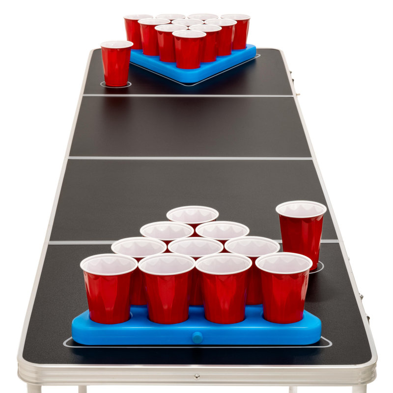 GoPong N-Ice Rack Freezable Beer Pong Rack Set, Includes 2-Racks, 3-Balls and Rules