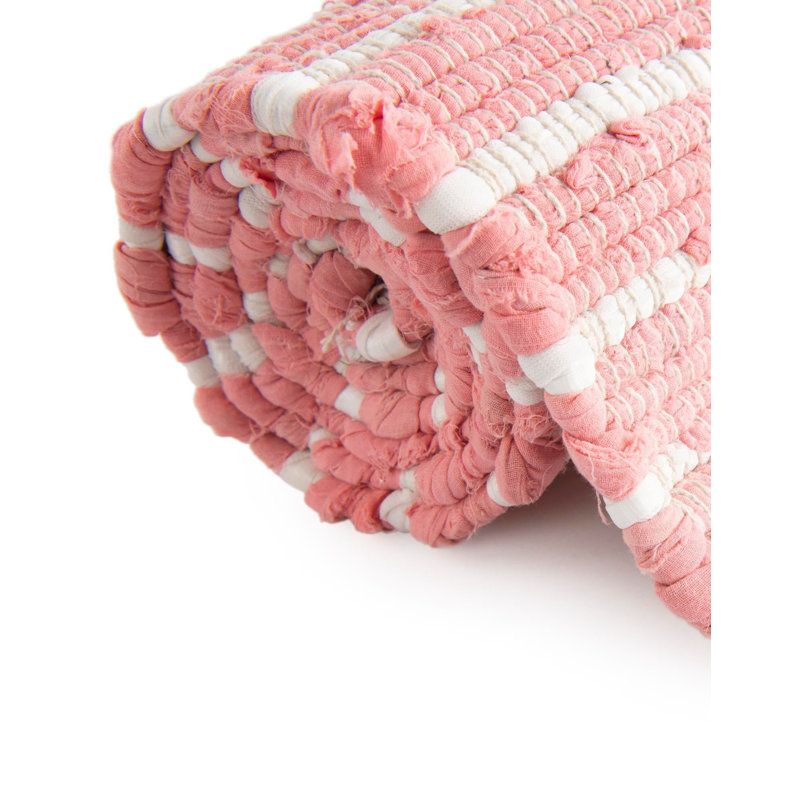 Tapis de couloir en coton Keita, Chemin de table 1 pi 2 po x 5 pi 1 po