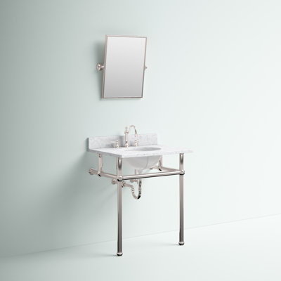 Ensemble de meuble-lavabo mural simple 30 "avec miroir Copeland