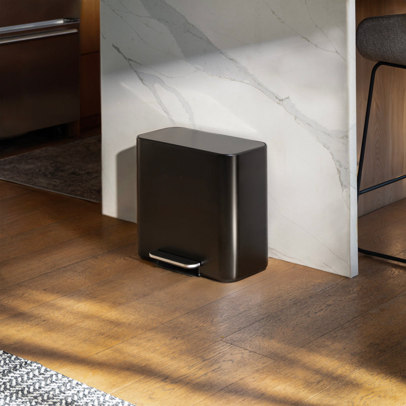 Simplehuman Waste Basket, Matte Black