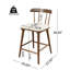 Ensemble de 4 tabourets de comptoir rembourrés en bois Olivia-694395180-694395181