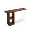 Console en bois transparente avec pieds en acrylique transparent pour le salon-132919158