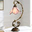 Lampe de table style Tiffany Flora