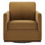 Ensemble de 2 fauteuils pivotants rembourrés Bobbi-548937081
