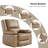  Oversized Wide Power Lift Recliner Chair - Heat and Massage, Faux PU Leather, Adjustable Back and Legs, Electric Lift Chair Designed for The Elderly and People with Mobility impaired-1603224660
