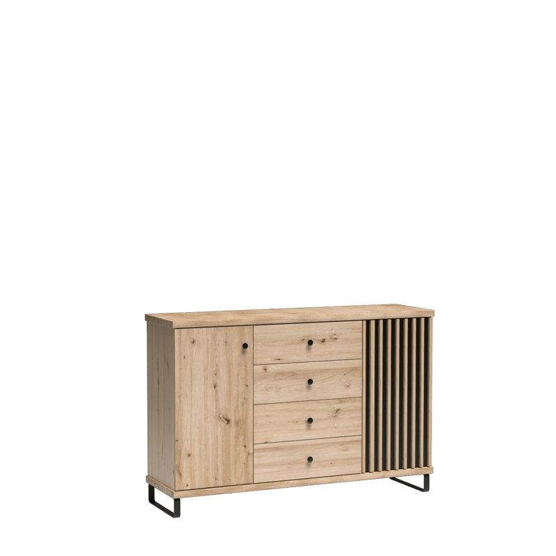 Blanche 142.1 Cm Wide 4 Drawer Sideboard