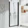 72'' H Pivot Shower Door with Glass