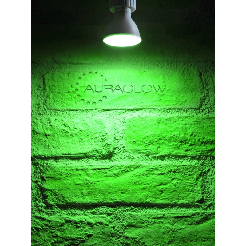 5W GU10 LED Spotlight Light Bulb (Set of 8), Green