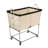 Canvas Rolling Laundry Basket with Handles-132062711-132062710