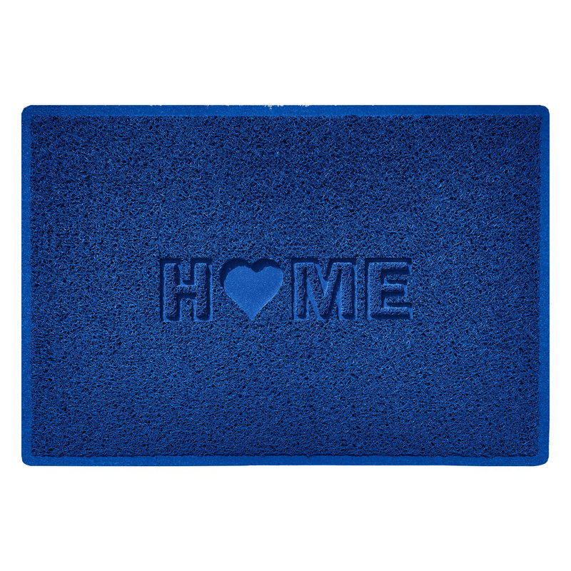Non-Slip Indoor / Outdoor Doormat, 60cm W x 90cm L, Blue