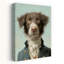 «Regency Dog Gentleman Elegant Vintage», art mural fantaisiste-474059402