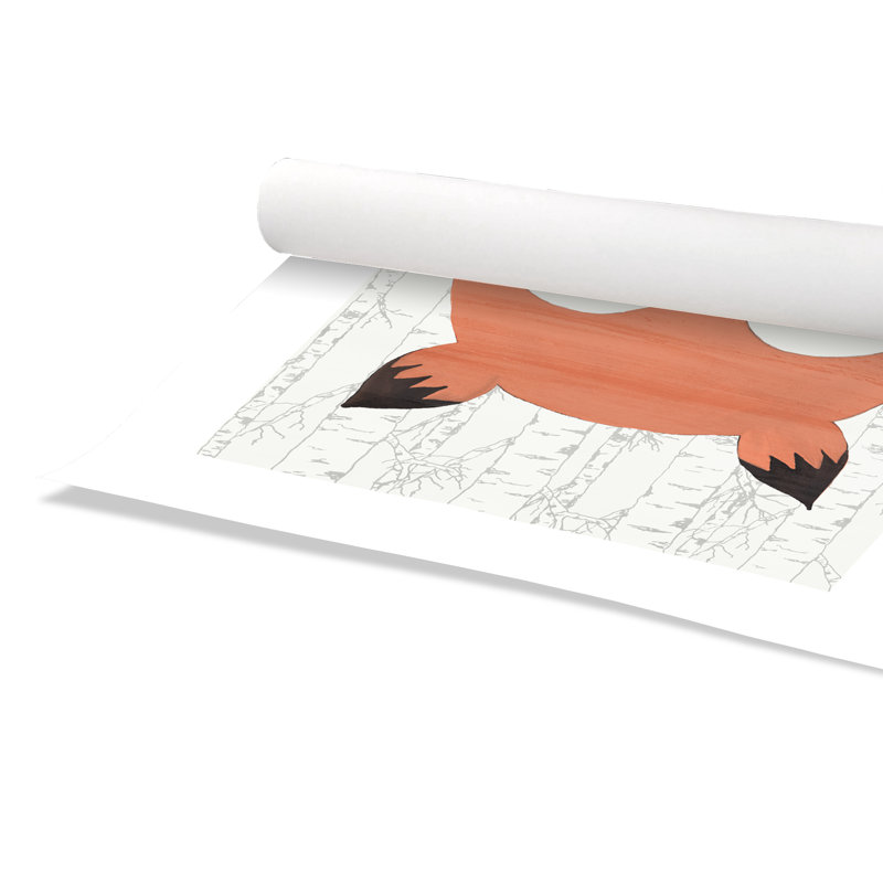 Impression sur papier Woodland Friends, H 16 po x l 16 po x P 1 po