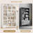 76.1"H X 47.2"W  Standard Bookcase, Home Wood Bookshelf-38247208