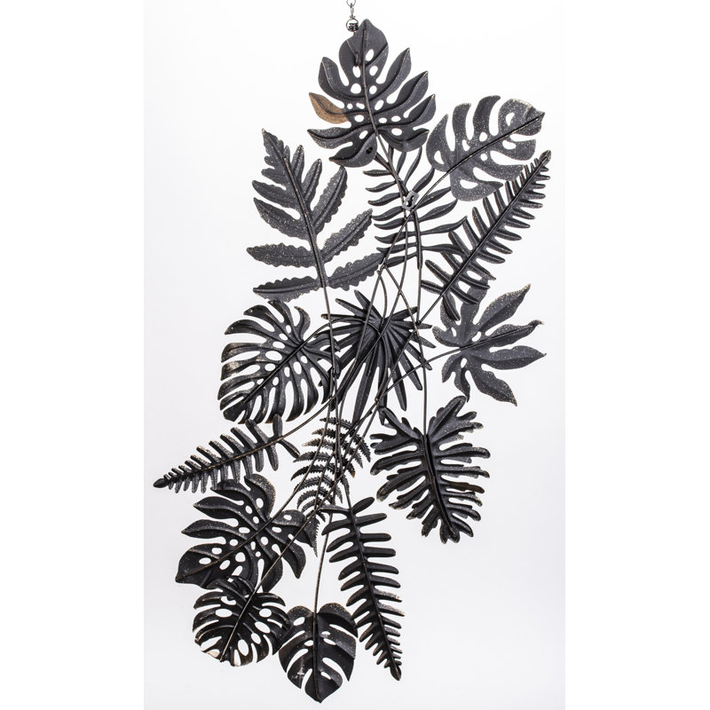 Coastal Plants & Flowers Wall Decor on Metal