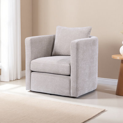 Swivel Barrel Chair