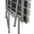 32-inch x 22.5-inch ADA Bariatric Wall Mount Folding Transfer Bench Shower Seat with Legs, Right-Handed, Black Slatted Phenolic Seat
