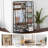 Tiyah Freestanding 9 - Hook Coat Rack