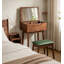 Solid Wood Vanity with Mirror and Seat