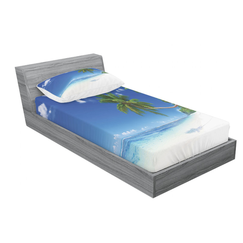 Microfiber Sheet Set, Twin Sheet Set with Fitted Sheet