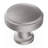 Piper Collection Mushroom Knob - 1-1/4 " Diameter Cabinet Knob Satin Nickel - Mid-century Modern Hardware for Drawers & Cabinets-90855638