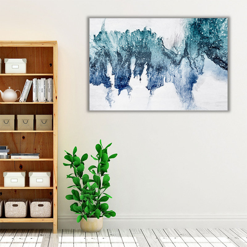 Ombre abstraite - reproduction d'art sur toile, H 12 po x l 18 po