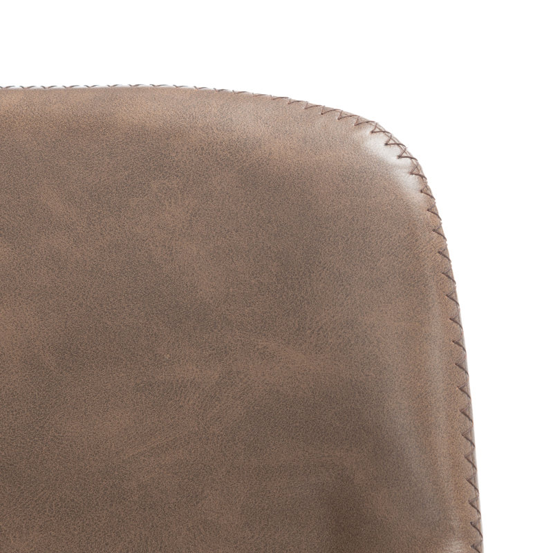 Heilman Upholstered Counter Stool with Metal Frame, Saddle