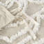 Ensemble de 3 pièces en coton très grand / très grand taupe. 100% pour se faire dorloter. Look médaillon chic. 2 taies décoratives. . Housse de couette taupe lavable à la machine. Avec médaillon en chenille. Style Shabby. Assorti-129125054-129125055