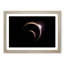 The Sun Behind the Earth and Moon - Picture Frame Painting Print-55639990-55639991