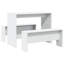 3 Piece Dining Table And Bench Set Engineered Wood-892568558