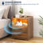 Table de chevet 2 tiroirs l 17,7 po-950312352