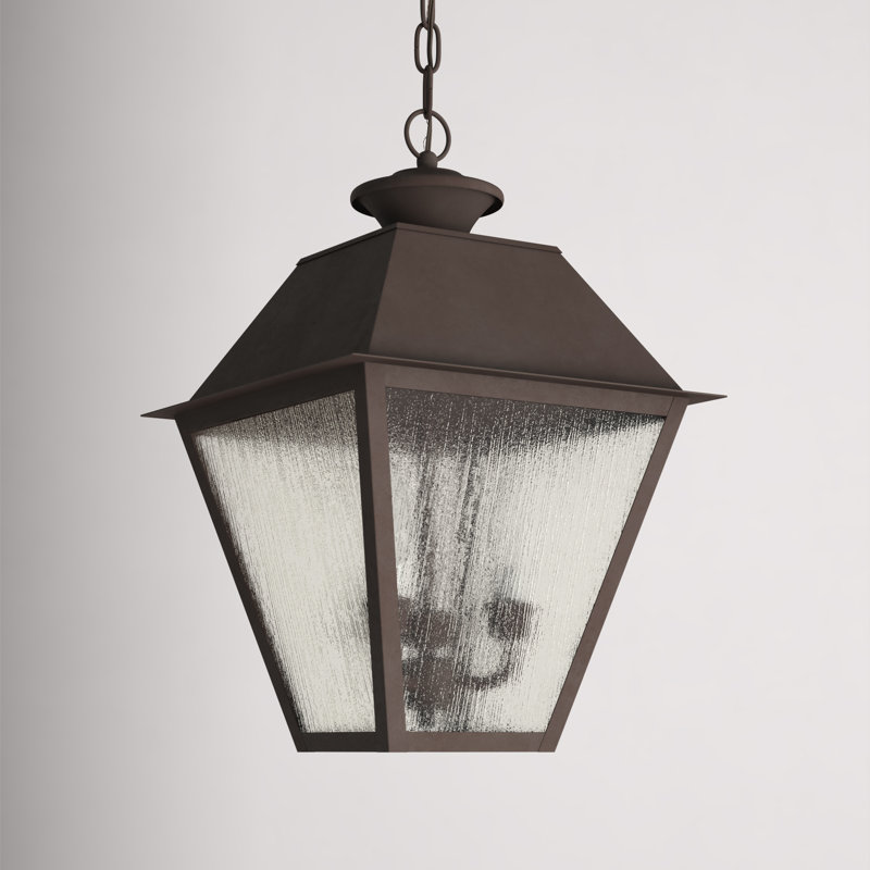 Lanterne suspendue d'extérieur Fraida, Bronze