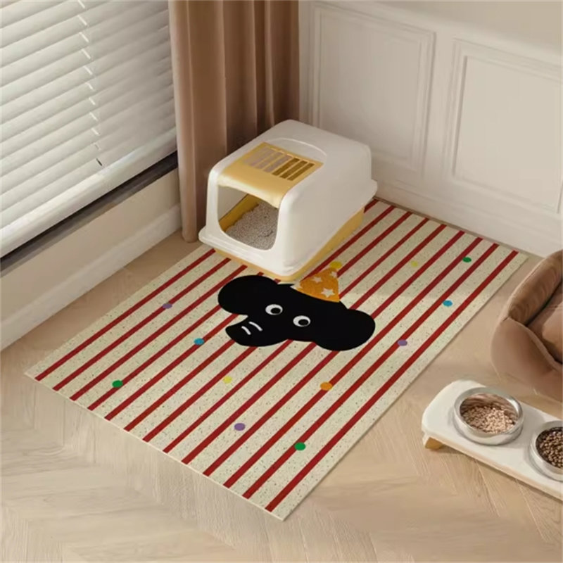 Tapis filtrant pour litière pour chat, H 0,3 po x l 31,49 po x P 19,68 po