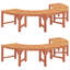 Solid Wood Outdoor Bench-132814540