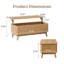 Table basse à plateau relevable avec rangement-1966384750